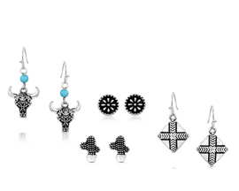 Montana Silversmiths® On the Plains Earring Set