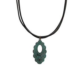 Montana Silversmiths® Scalloped Window Bronze Necklace