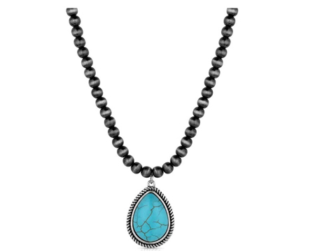 Montana Silversmiths® Mountain Drop Beaded Necklace