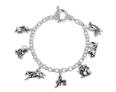 Montana Silversmiths® Charms Of Champions Rodeo Bracelet