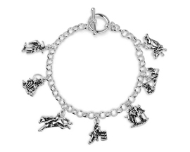 Montana Silversmiths® Charms Of Champions Rodeo Bracelet