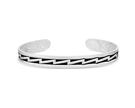 Montana Silversmiths® Men's Electric Horseman ZigZag Bracelet