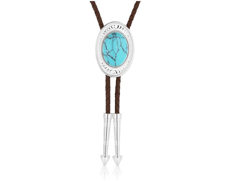 Montana Silversmiths® The Outlaw Turquoise Bolo Tie