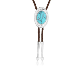 Montana Silversmiths® The Outlaw Turquoise Bolo Tie