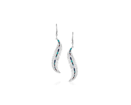 Montana Silversmiths® Breaking Trail Feather Earrings