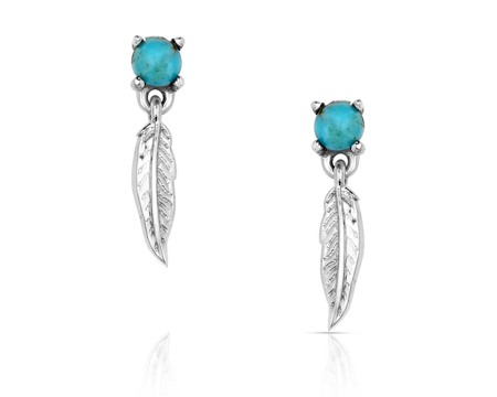 Montana Silversmiths® Take Flight Turquoise Earrings