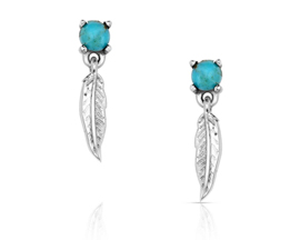 Montana Silversmiths® Take Flight Turquoise Earrings