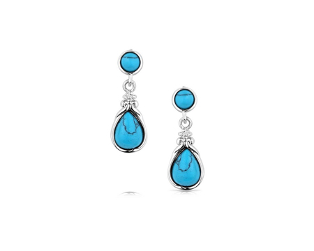 Montana Silversmiths® Blue Sands Turquoise Earrings