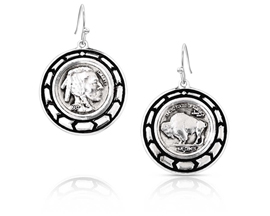 Montana Silversmiths® Buffalo Plains Earrings