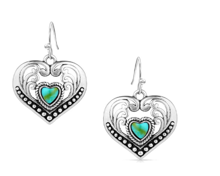 Montana Silversmiths® Fierce Hearts Earrings