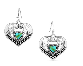 Montana Silversmiths® Fierce Hearts Earrings