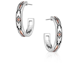 Montana Silversmiths® Western Sands Hoop Earrings