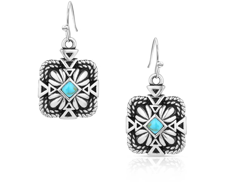 Montana Silversmiths® Desert Sage Turquoise Earrings