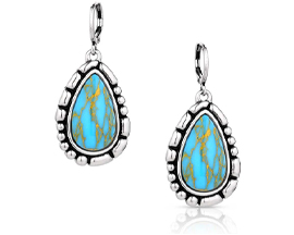 Montana Silversmiths® Prickly Pear Turquoise Earrings