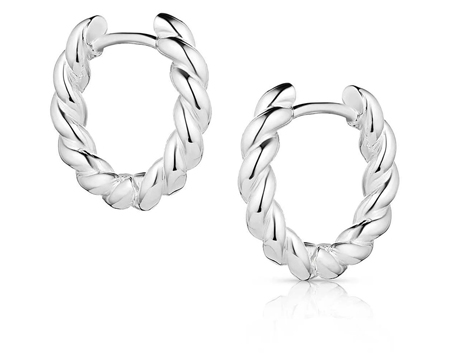 Montana Silversmiths® Braided Elegance Hoop Earrings