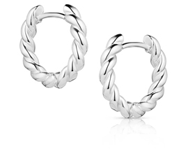 Montana Silversmiths® Braided Elegance Hoop Earrings