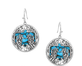 Montana Silversmiths® Strength Of The Thunderbird Earrings
