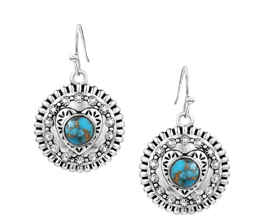 Montana Silversmiths® Love for You Turquoise Earrings