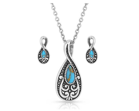 Montana Silversmiths® Western Tradition Turquoise Jewelry Set