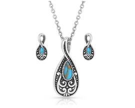 Montana Silversmiths® Western Tradition Turquoise Jewelry Set