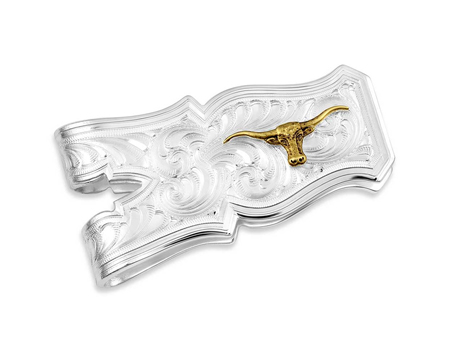 Montana Silversmiths® Open Range Longhorn Money Clip