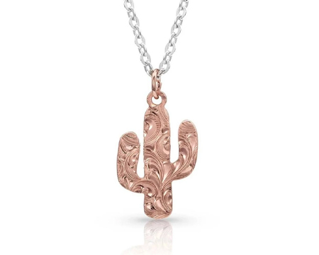 Montana Silversmiths® Desert Darling Rose Cactus Pendant