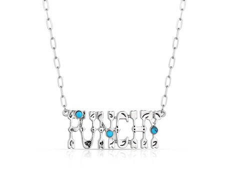 Montana Silversmiths® Punchy Charm Turquoise Necklace