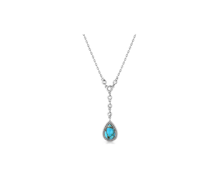 Montana Silversmiths® Delicate Cascade Turquoise Necklace