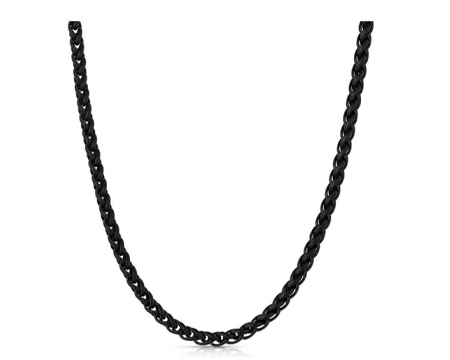 Montana Silversmiths® Midnight Onyx Wheat Chain Necklace