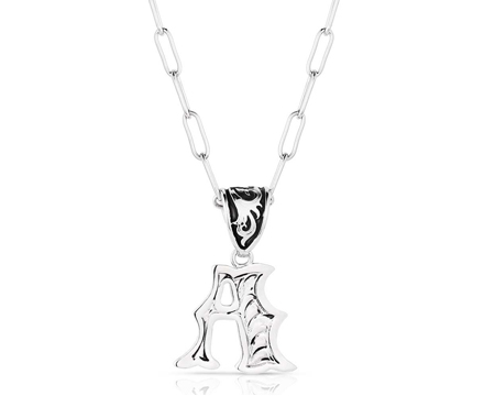 Montana Silversmiths® Western Initial A Necklace