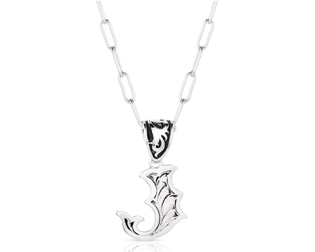 Montana Silversmiths® Western Engraved Initial J Necklace