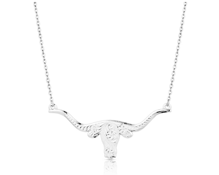 Montana Silversmiths® Out West Longhorn Necklace