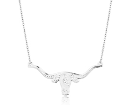 Montana Silversmiths® Out West Longhorn Necklace