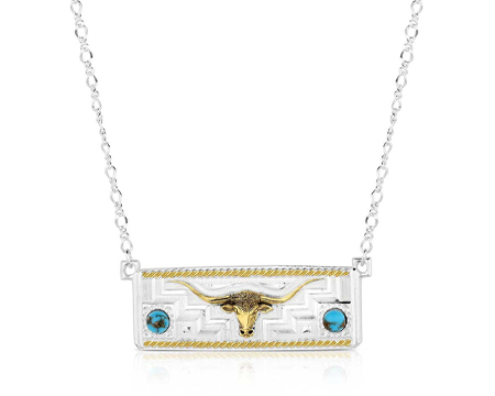Montana Silversmiths® Longhorn Trails Necklace