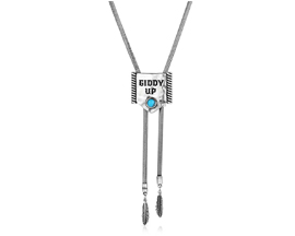 Montana Silversmiths® Giddy Up Bolo Necklace