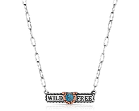 Montana Silversmiths® Wild and Free Bar Necklace