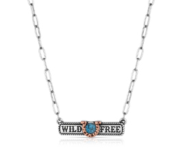 Montana Silversmiths® Wild and Free Bar Necklace