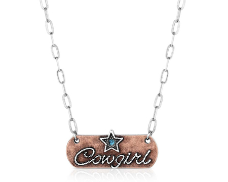 Montana Silversmiths® Rustic Cowgirl Bar Necklace
