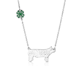 Montana Silversmiths® 4-H Pig Showman Necklace