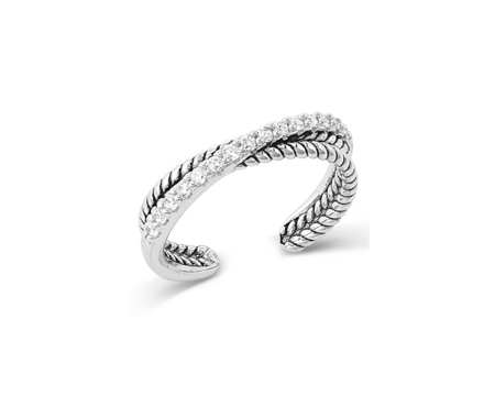 Montana Silversmiths® Crystal Crossover Ring
