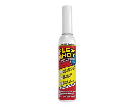 Flex Shot Rubber Sealant - White
