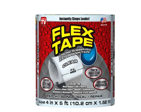 Flex Tape Clear 4" x 5