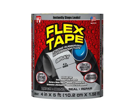 Flex Tape® Gray 4" x 5