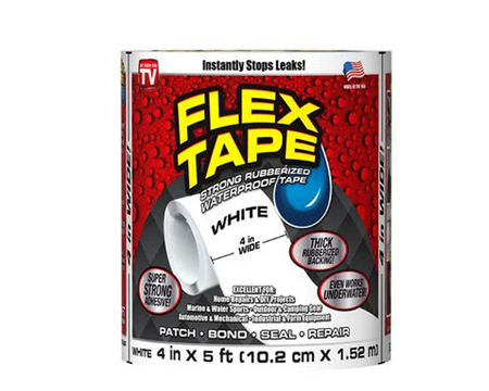 Flex Tape® White 4"  x  5