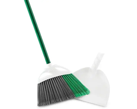 Libman® Angle Broom with Dustpan