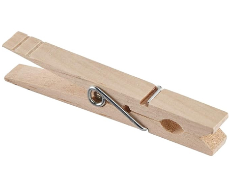 Super Grip Wood Clothespins 100 Ct