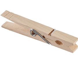Super Grip Wood Clothespins 100 Ct