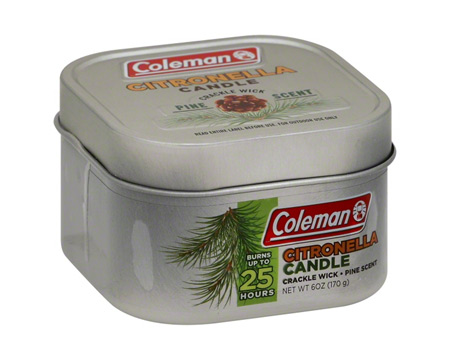 Coleman&reg; 6 oz. Citronella Repellent Candle - Silver