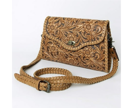 American Darling Hand Tooled Genuine Leather Western Purse