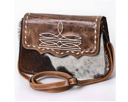 American Darling Crossbody Hair-On Genuine Leather Handbag